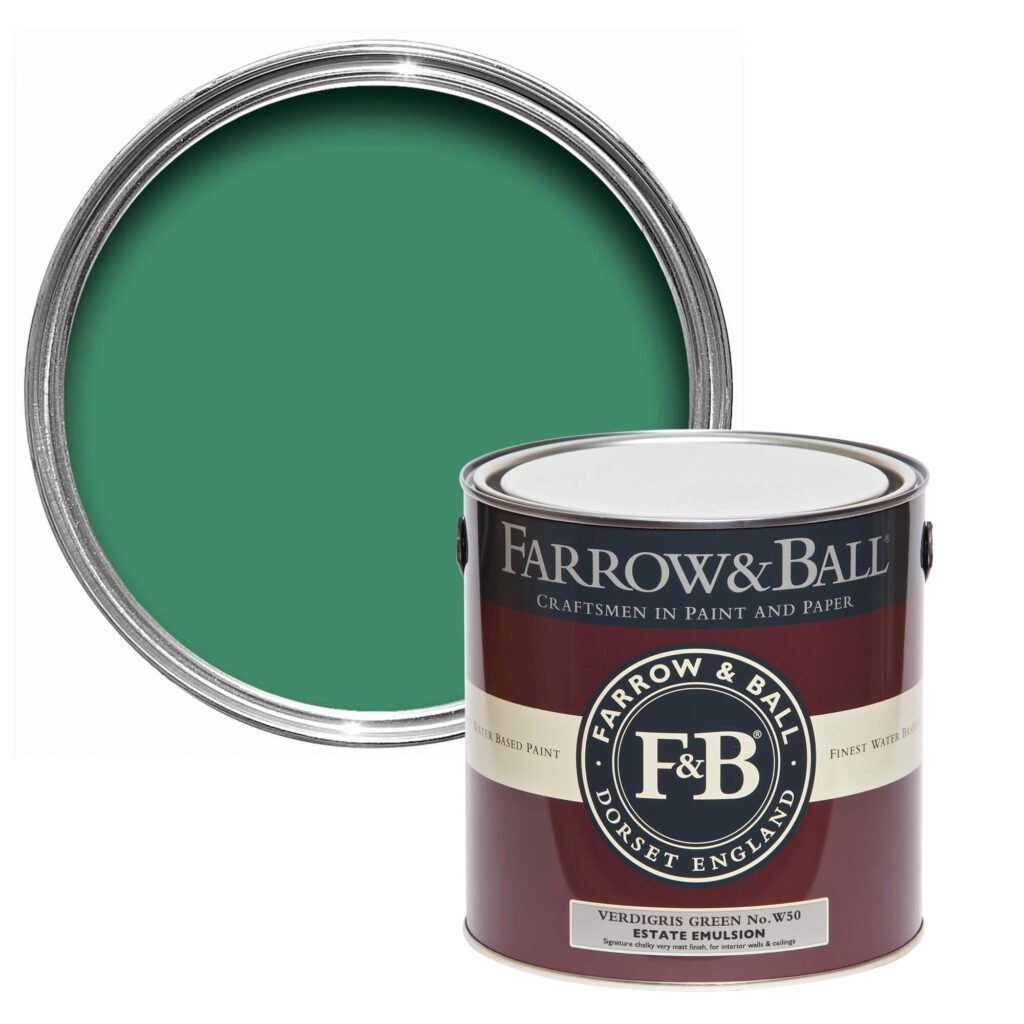 US Gallon Flat Eggshell Verdigris Green No.W50