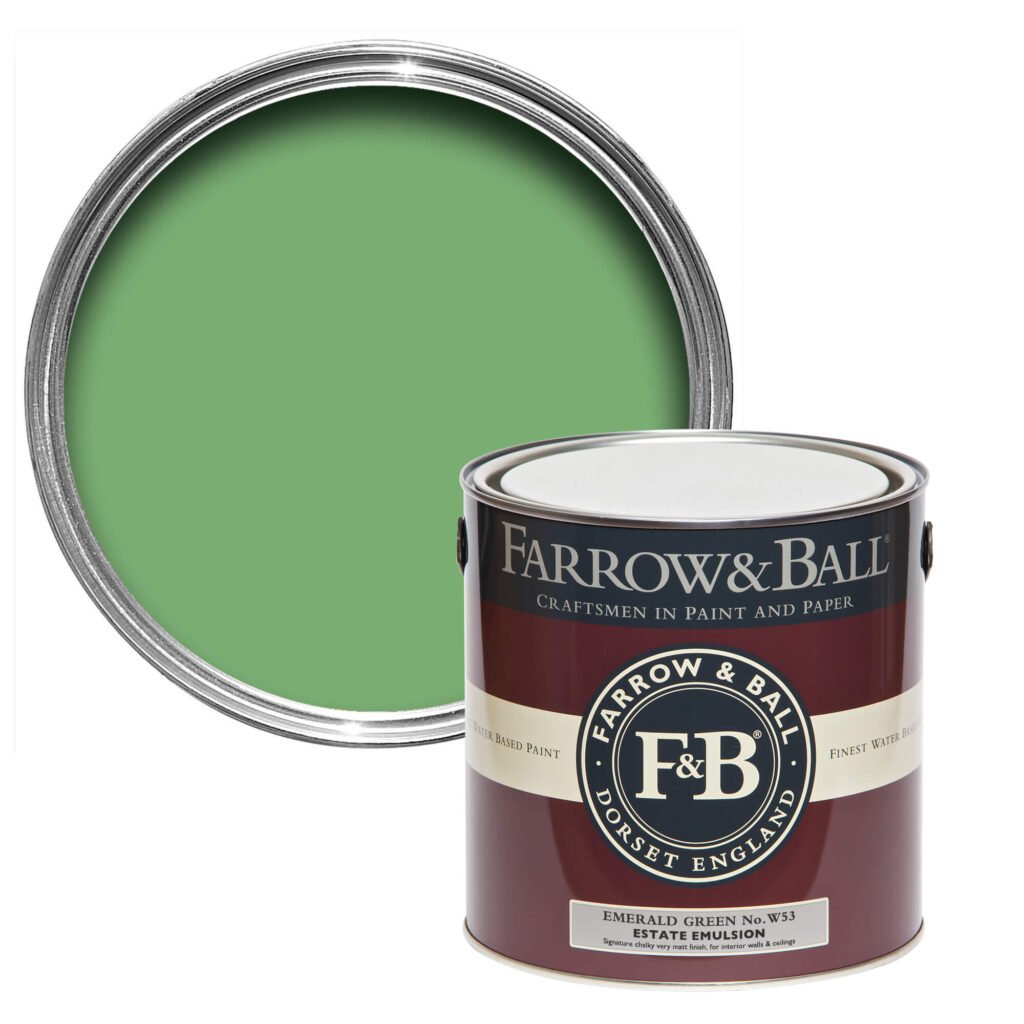 US Gallon Flat Eggshell Emerald Green No.W53