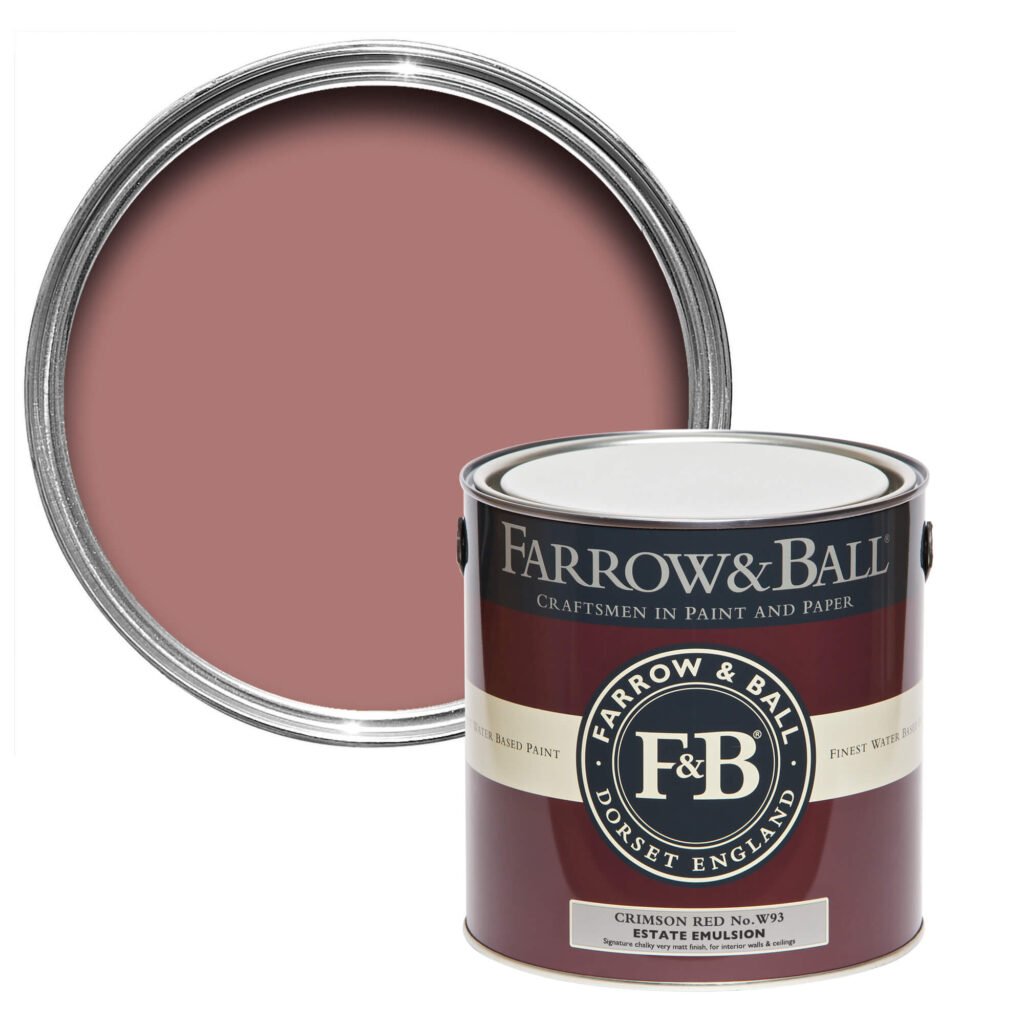 750ml Flat Eggshell Crimson Red No.W93