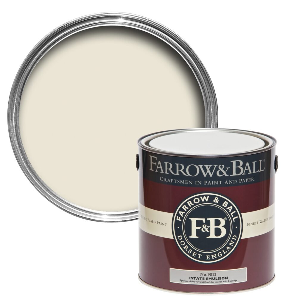 750ml Flat Eggshell Farrow's White No.9812