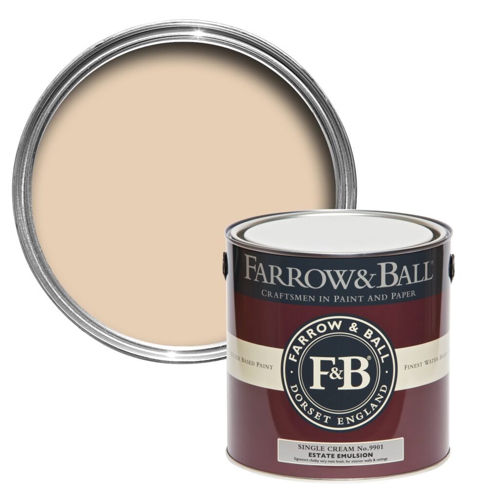 US Gallon Flat Eggshell Single Cream No.9901